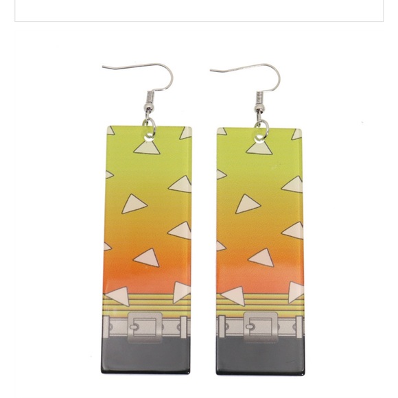 Tanjirou Kamado Demon Slayer Earrings - Picture 7 of 10